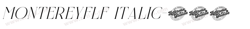 MontereyFLF Italic字体转换